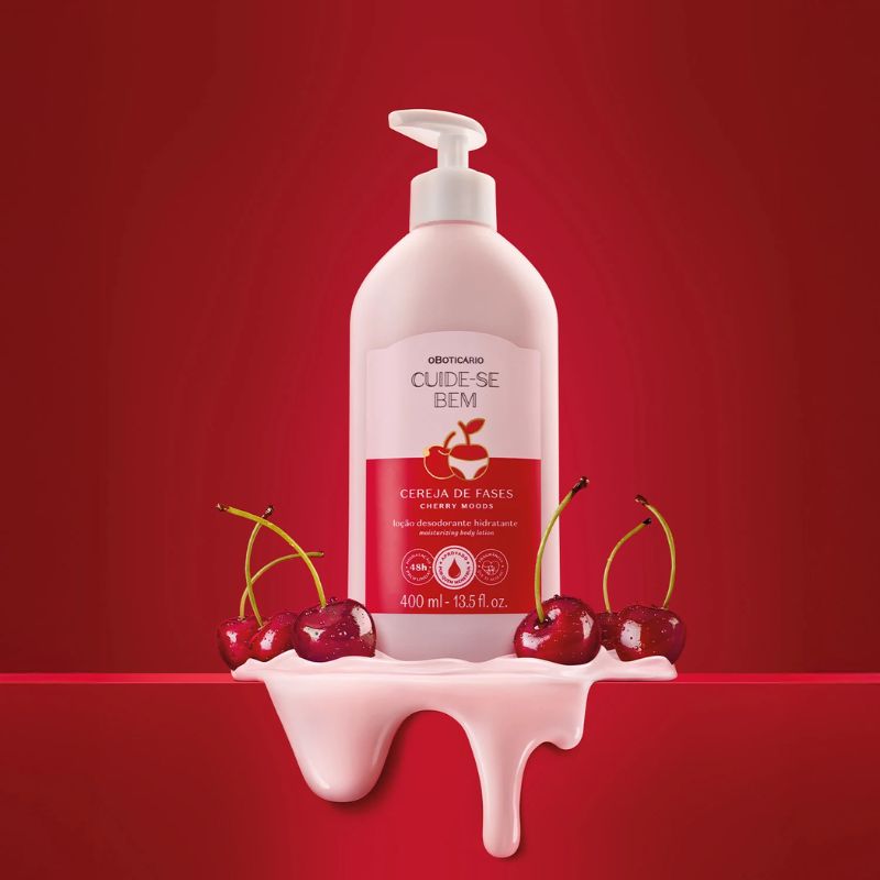 LO��O DESODORANTE HIDRATANTE CORPORAL CUIDE-SE BEM CEREJA DE FASES 400ML